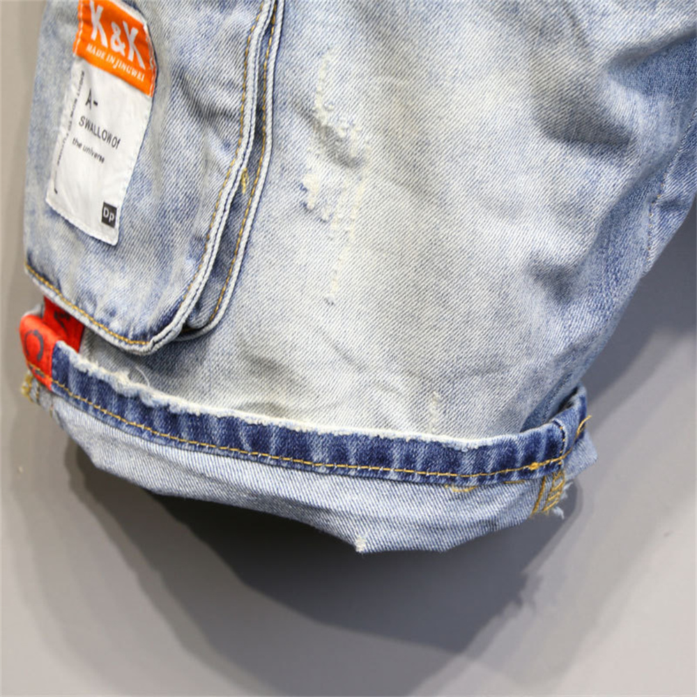 Fashion Brand Men Jeans Shorts - Streetwear Brand Denim review and price